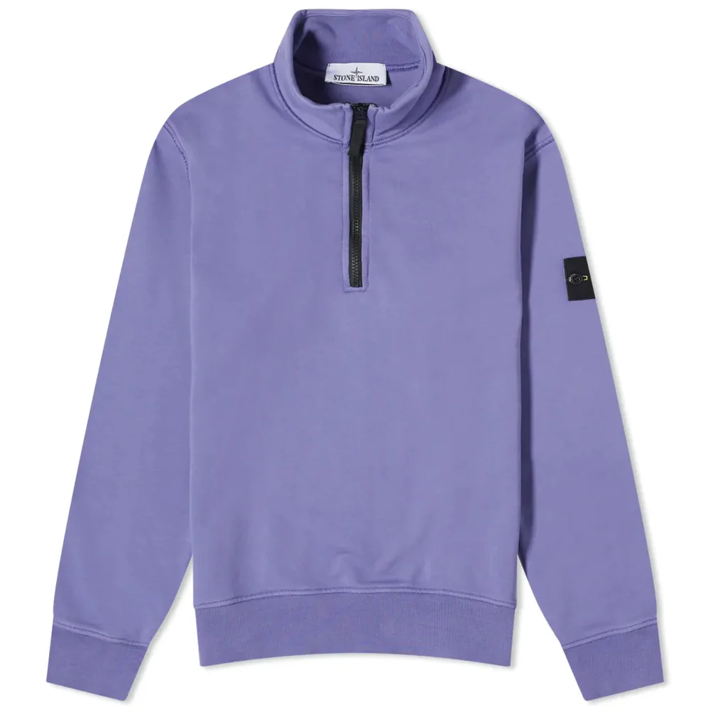 Stone Island Half Zip Jumper Lavender