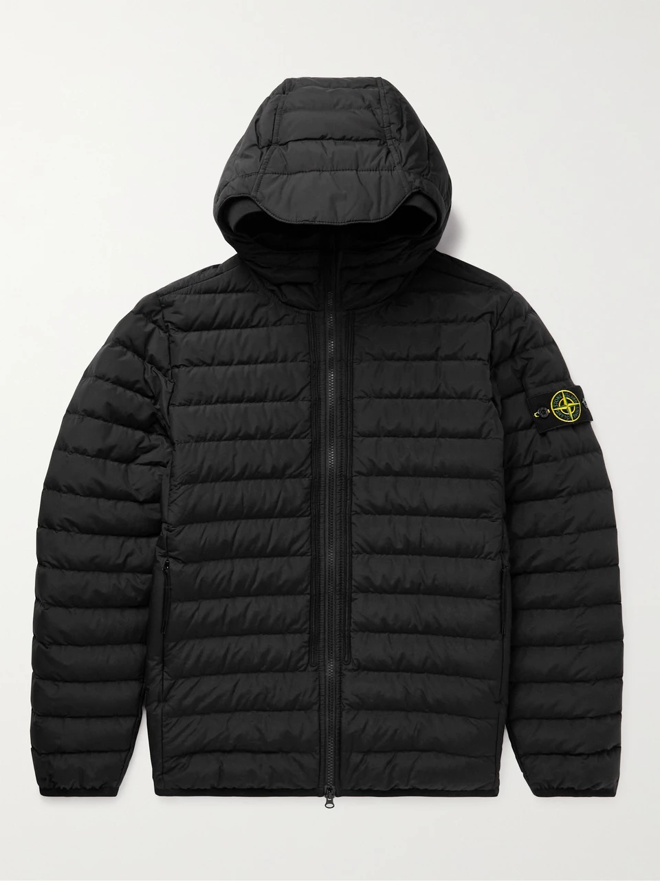 Stone island zipped padded on sale jacket