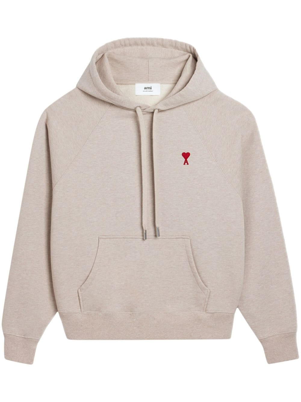 Ami Paris Classic Logo Hoodie Champagne