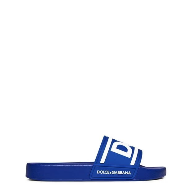 Dolce And Gabbana Logo Sliders Blue