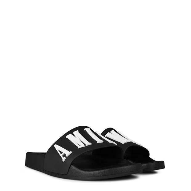 Amiri Logo Sliders Black