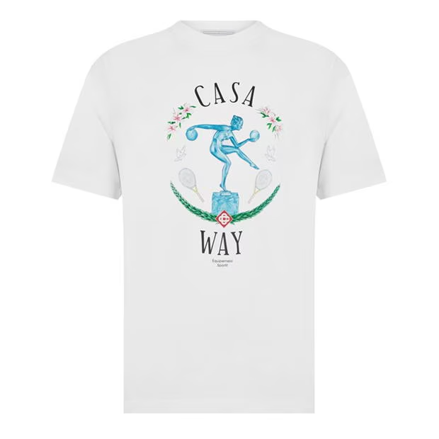 Casablanca New Casa Way T Shirt White