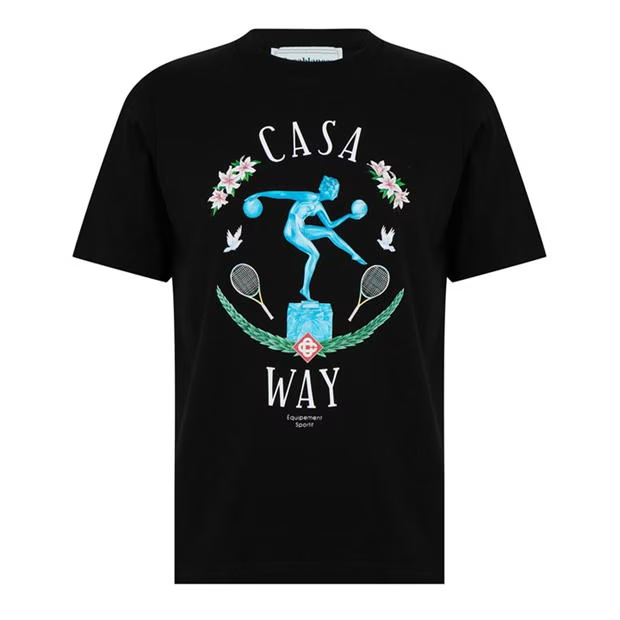Casablanca New Casa Way T Shirt Black