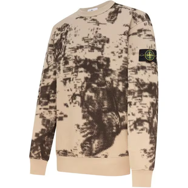 Stone Island Camouflage Jumper Tortora