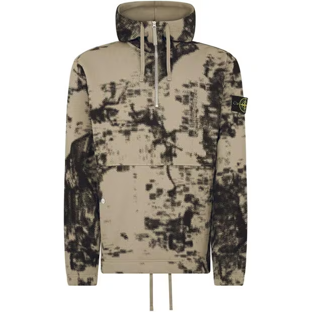 Stone Island Camouflage Hoodie Tortora