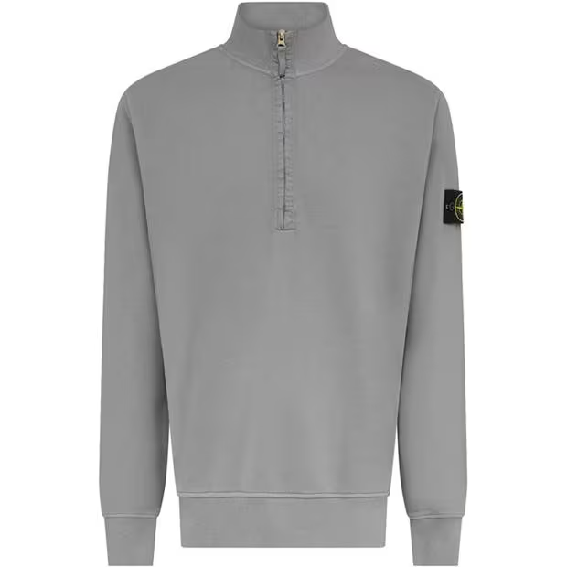 Stone Island Half Zip Jumper Grey