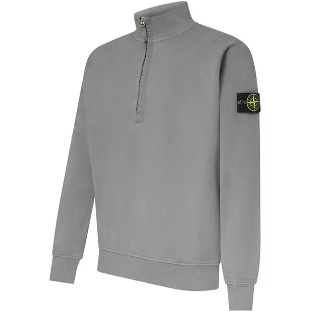 Stone Island Half Zip Jumper Grey