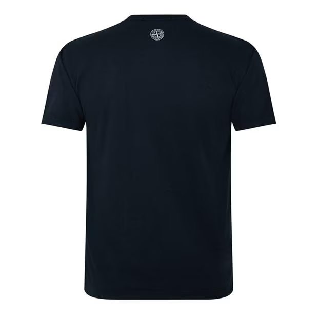 Stone Island Logo T Shirt Navy