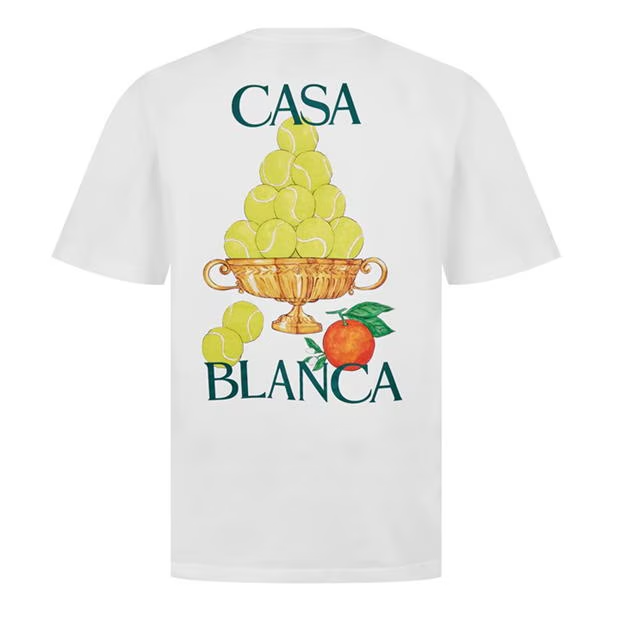 Casablanca Graphic T Shirt White