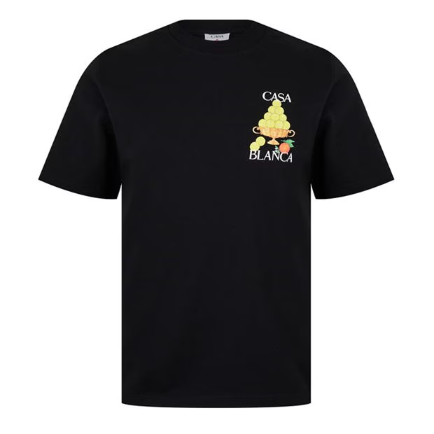 Casablanca Graphic T Shirt Black