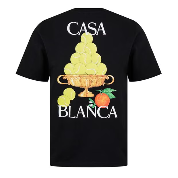 Casablanca Graphic T Shirt Black