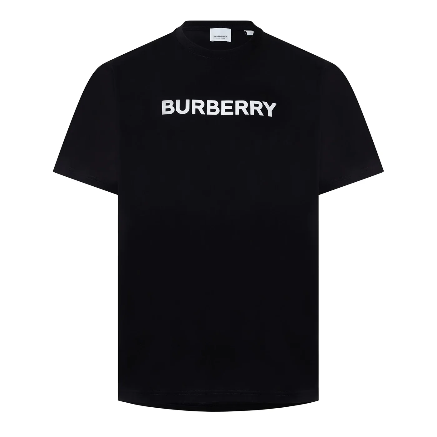 Burberry Harriston Logo T Shirt Black