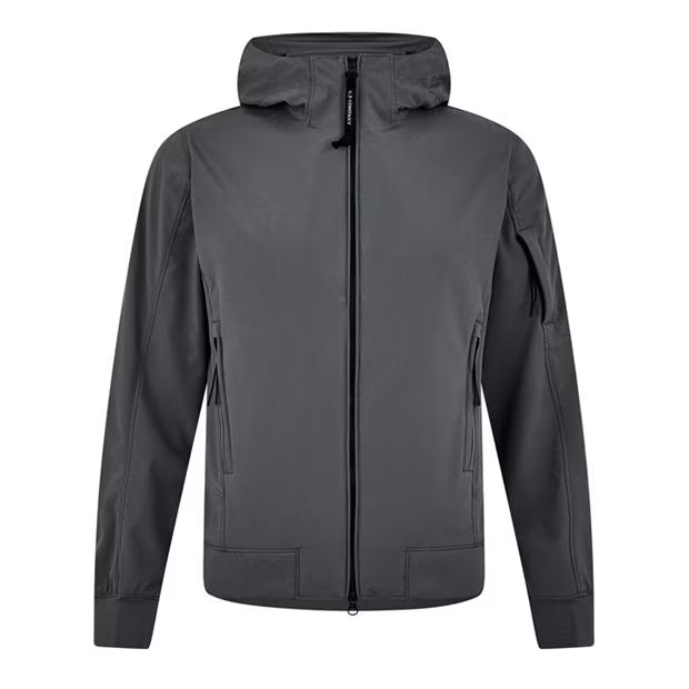 CP COMPANY Lens Soft Shell Jacket Dark Grey