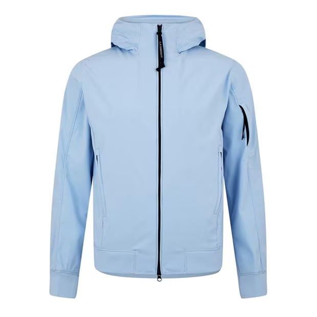 CP COMPANY Lens Soft Shell Jacket Sky Blue