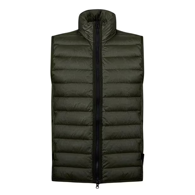 Stone Island Logo Gilet Khaki