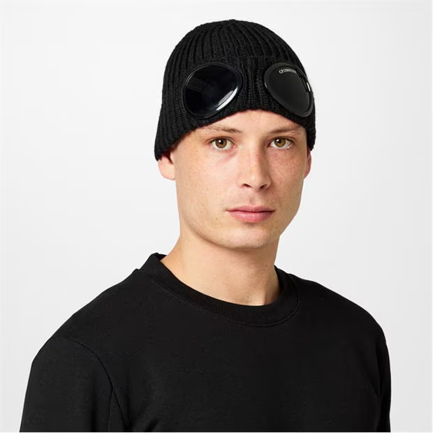 CP Company Goggle Wool Hat Black