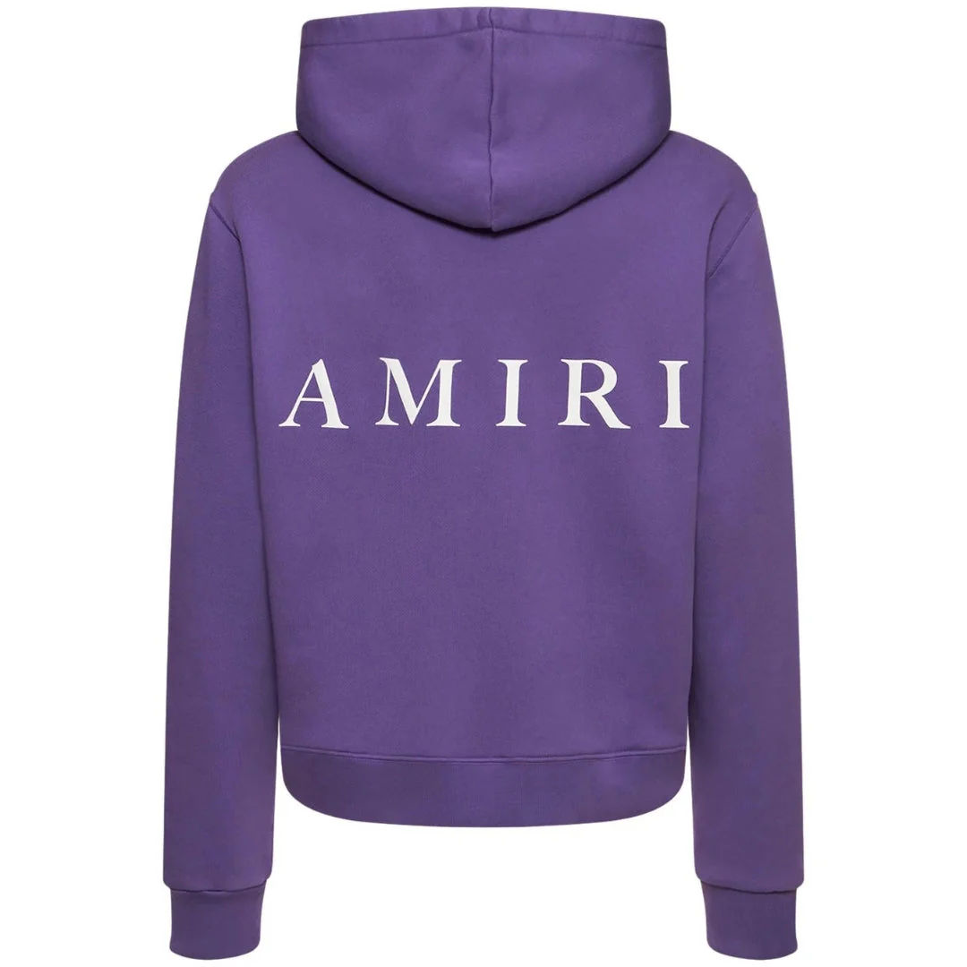 Amiri Logo Hoodie Purple