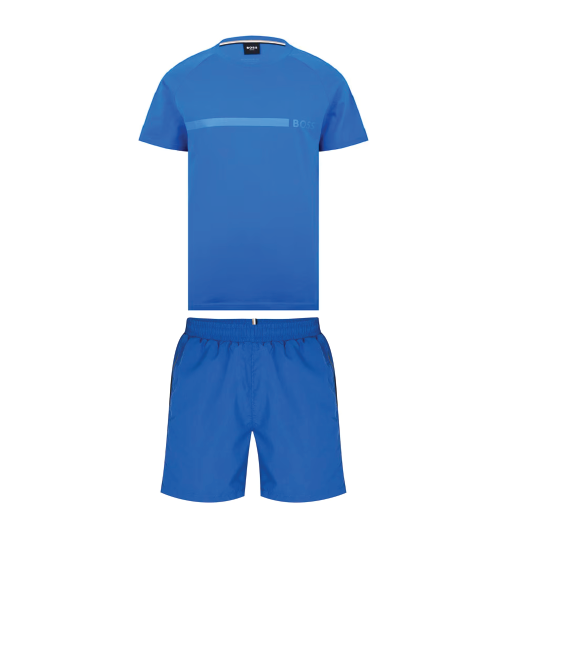 Hugo Boss Shorts Set Royal Blue