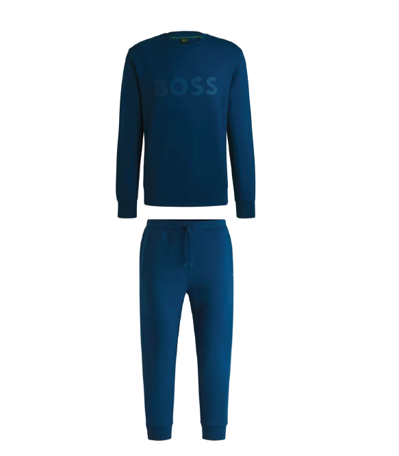 Hugo Boss Logo Full Tracksuit Blue