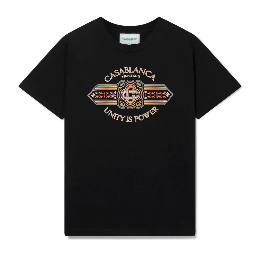 Casablanca Unity Is Power T Shirt Black