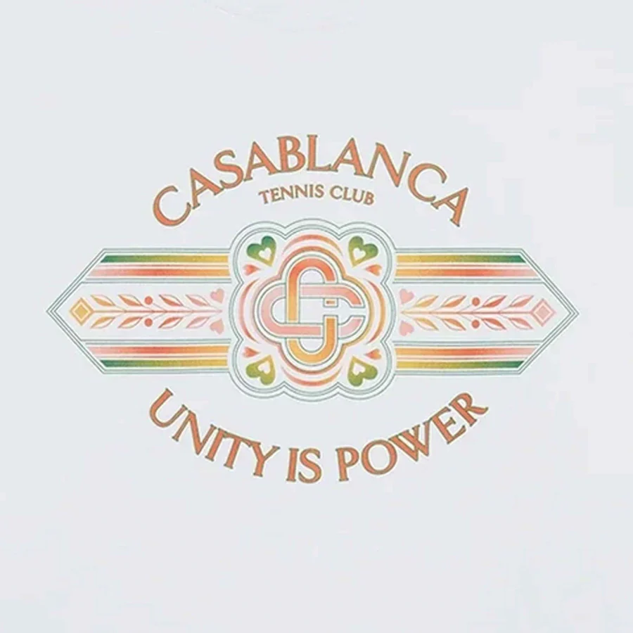 Casablanca Unity Is Power T Shirt White