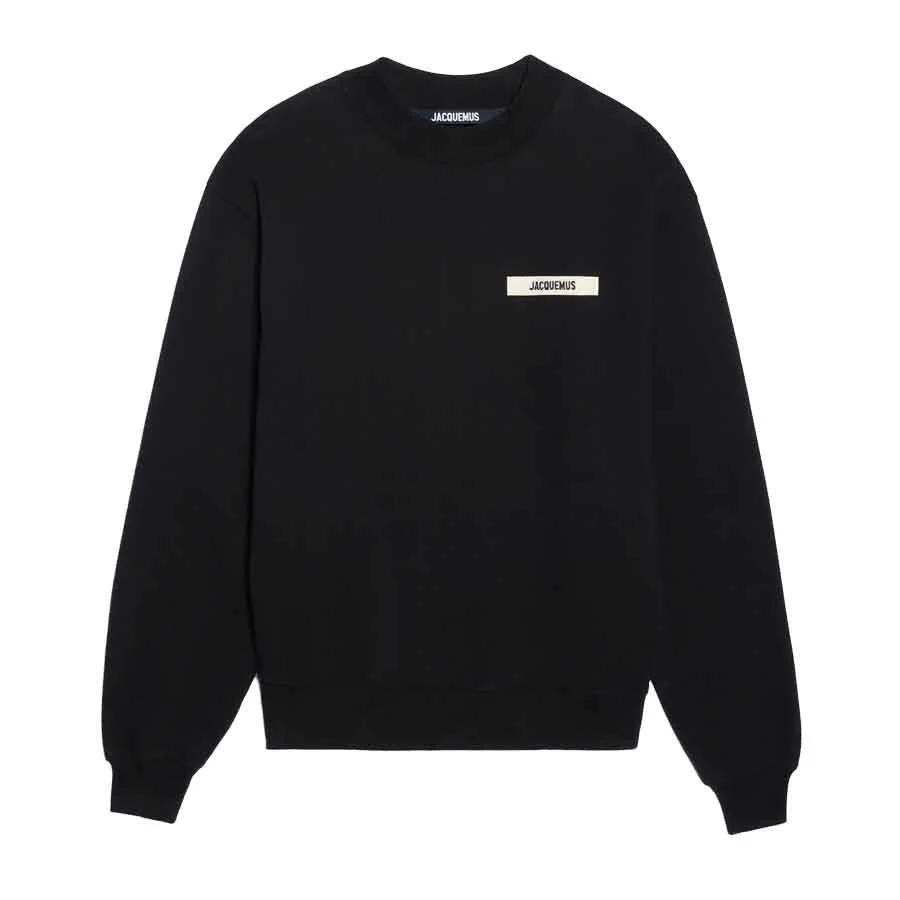 Jacquemus The Gros Grain Logo Sweatshirt Black