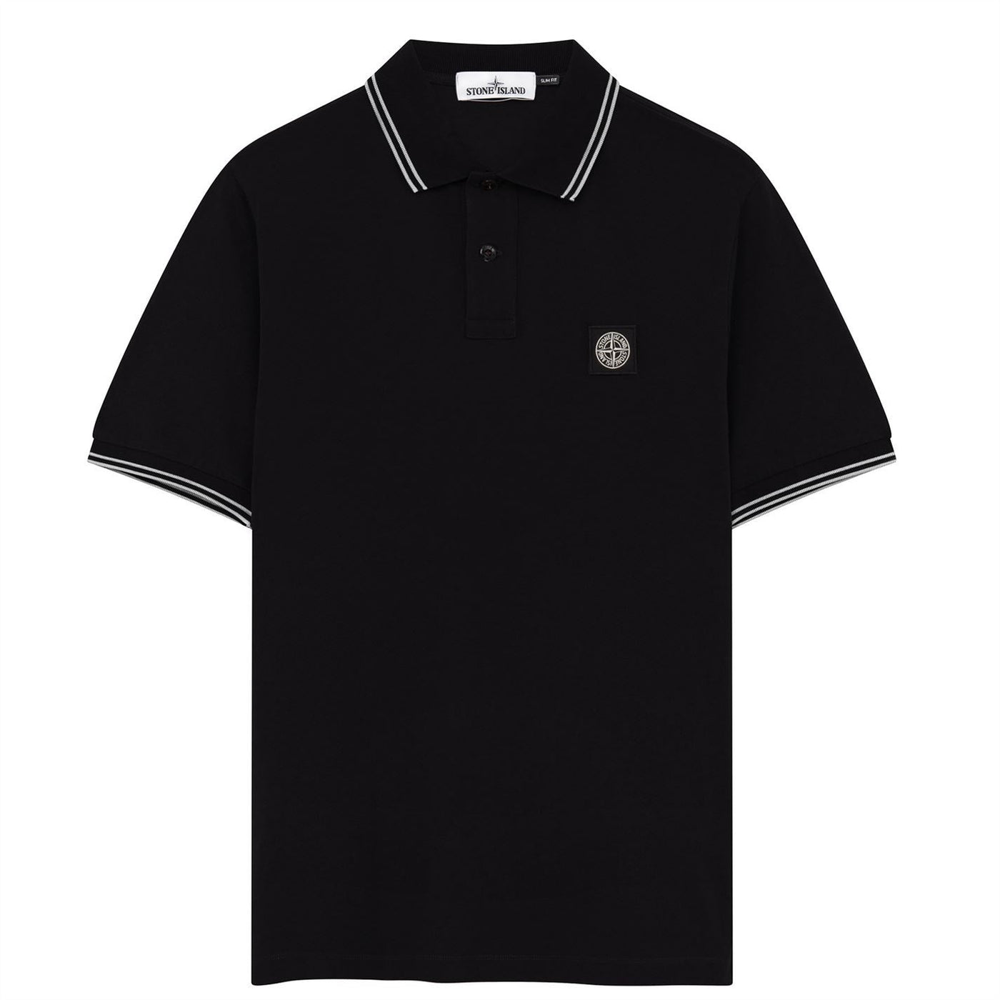 Stone island store navy polo shirt