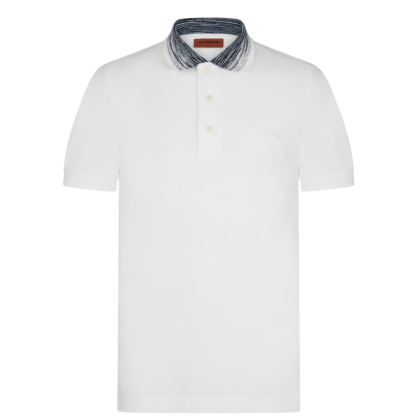 Missoni Logo Polo Shirt White