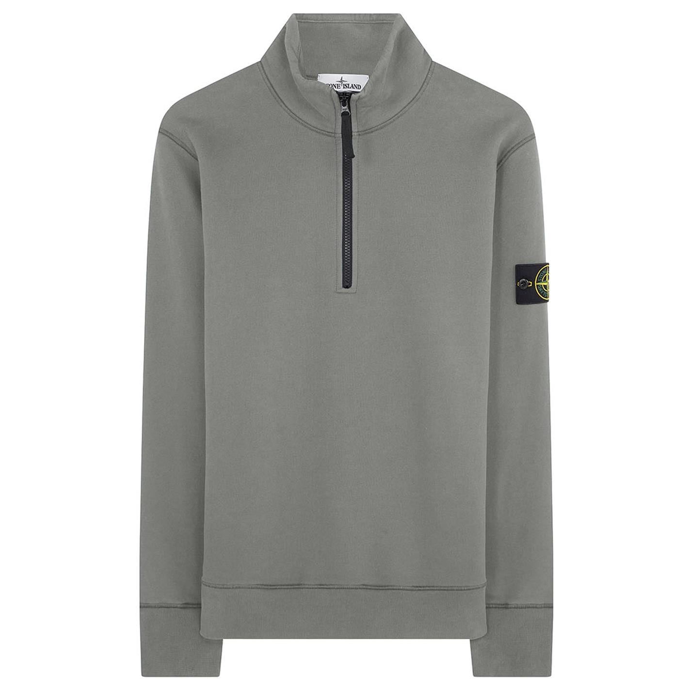 Stone Island Half Zip Jumper Grey