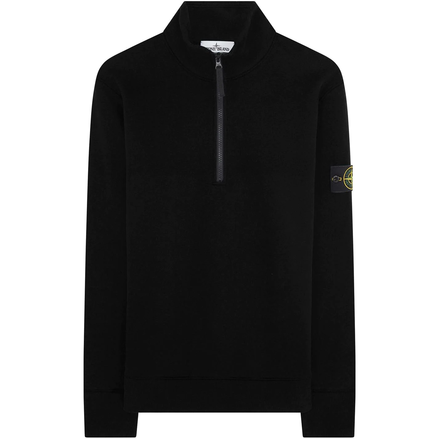 Stone Island Half Zip Jumper Black