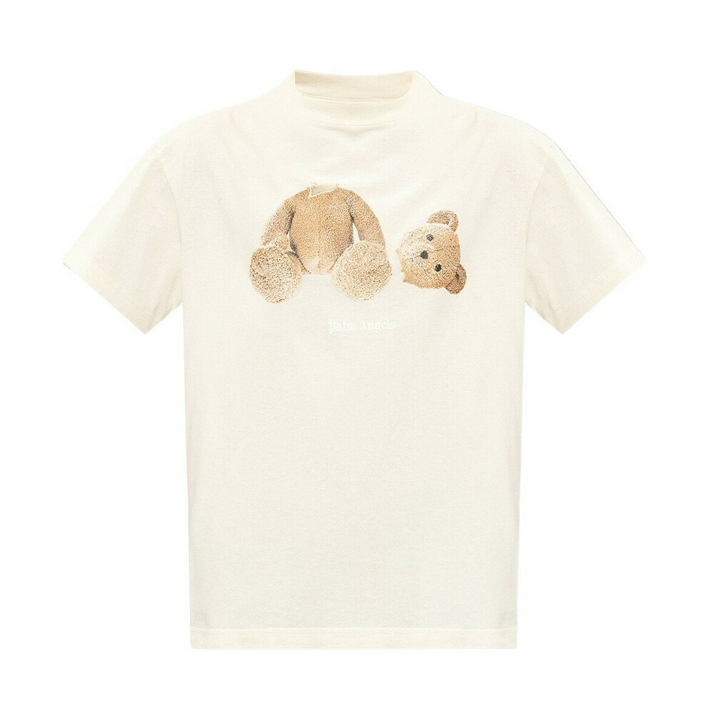 Palm Angels Kill Bear T Shirt Beige